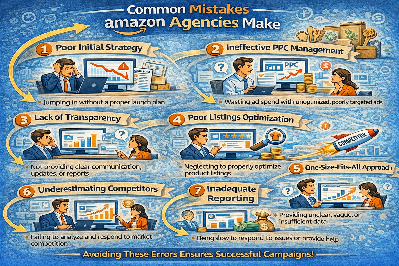 common mistakes amazon agencies make (and how brands can avoid them)