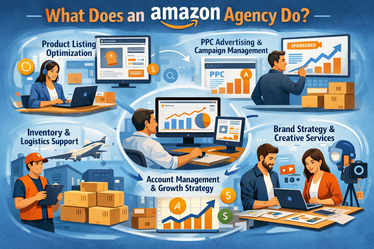 what does an amazon agency do? how mainfold ecommerce helps brands grow on amazon