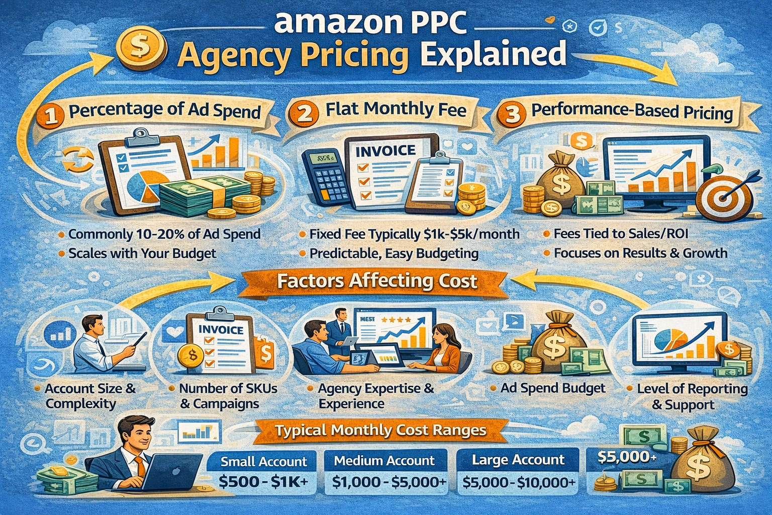 amazon ppc agency pricing explained: how much it costs & what you should expect